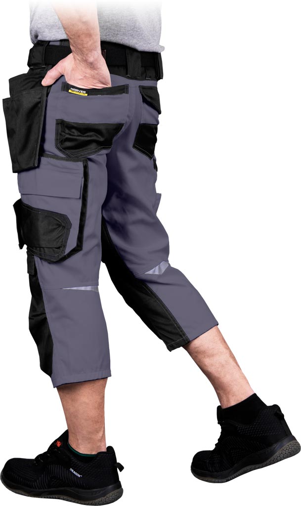 Pantaloni de protecție scurți până la talie - imagine 3