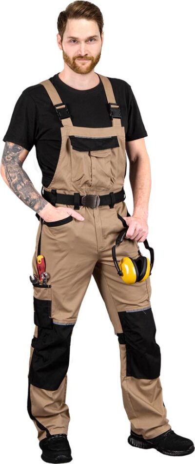 Pantaloni de protecție cu bretele - imagine 9