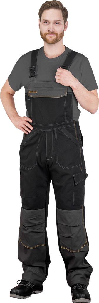 Pantaloni de protecție cu pieptar - imagine 7