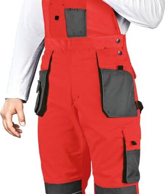 Alternative view of Pantaloni de protectie cu bretele 46