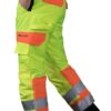 pantaloni de protecție căptușiți până la talie