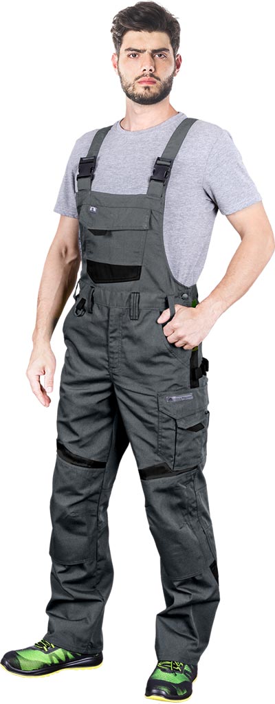 Pantaloni de protecție cu pieptar - imagine 9