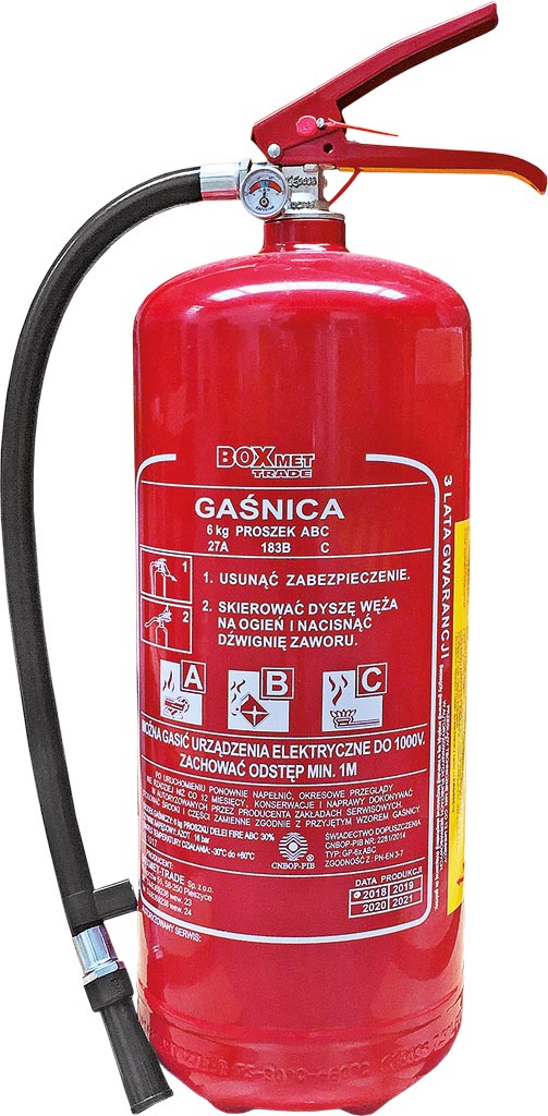 Extinctor cu pulbere 6 kg 6 kg