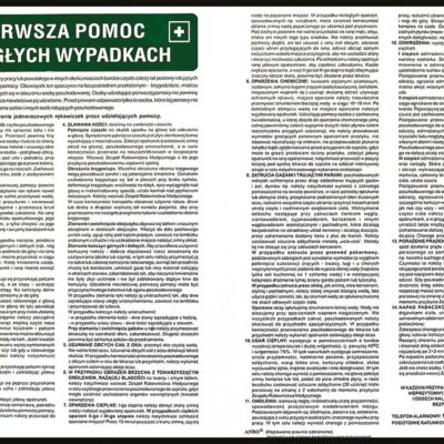 ZNAK BEZPIECZEŃSTWA 500x350