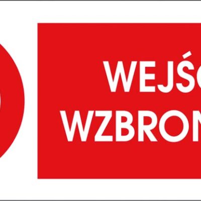 ZNAK BEZPIECZEŃSTWA 74X210