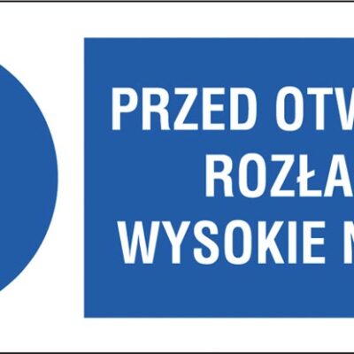 Alternative view of ZNAK BEZPIECZEŃSTWA 74X210