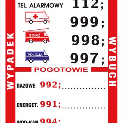 Alternative view of ZNAK BEZPIECZEŃSTWA 86X120