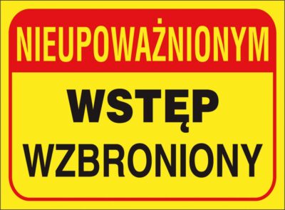 ZNAK BEZPIECZEŃSTWA 250x350