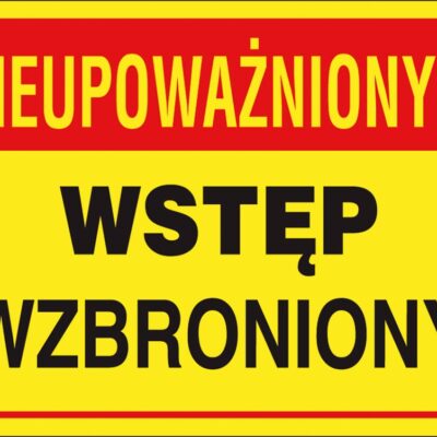 ZNAK BEZPIECZEŃSTWA 250x350