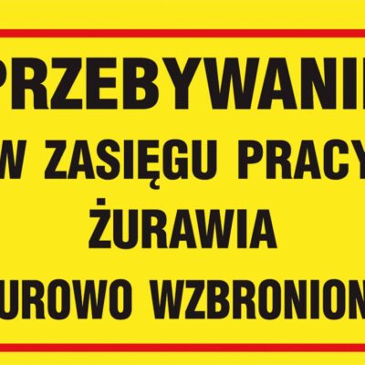 ZNAK BEZPIECZEŃSTWA 250x350