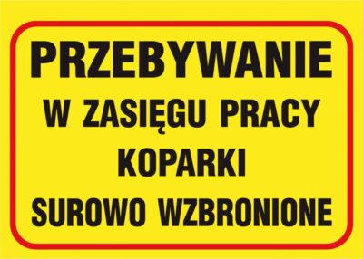 ZNAK BEZPIECZEŃSTWA 250x350