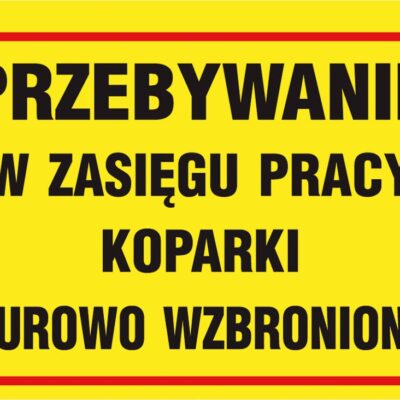 ZNAK BEZPIECZEŃSTWA 250x350