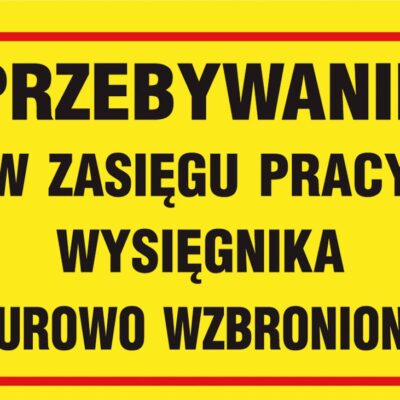 ZNAK BEZPIECZEŃSTWA 250x350