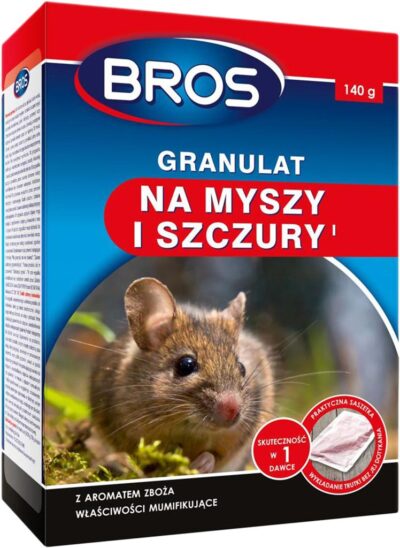 Granulat pentru șoareci și șobolani 140 g