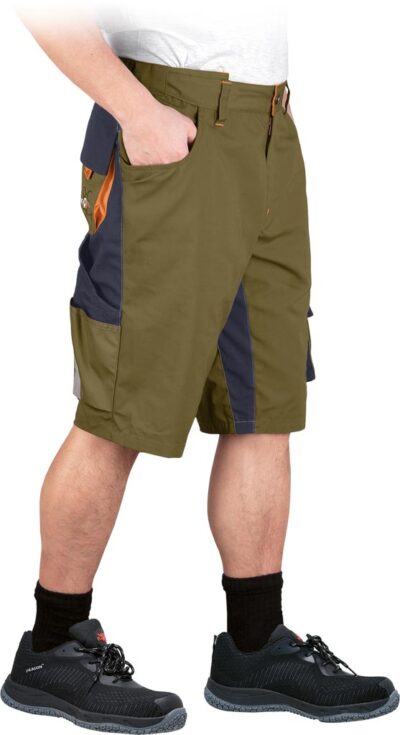 Pantaloni de protecție scurți cu talie elastică - imagine 7