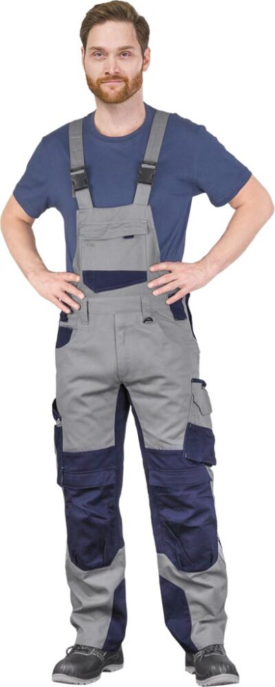 Pantaloni de protecție cu pieptar 46 - imagine 5