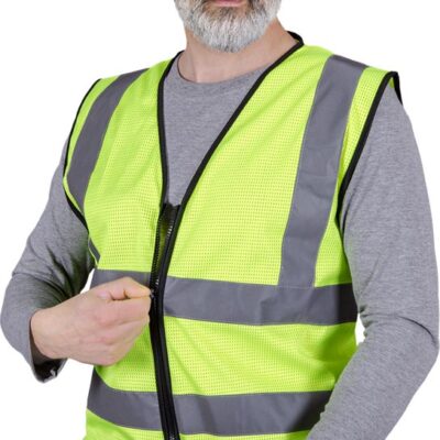 Alternative view of Vestă de protecție fluorescentă 2XL