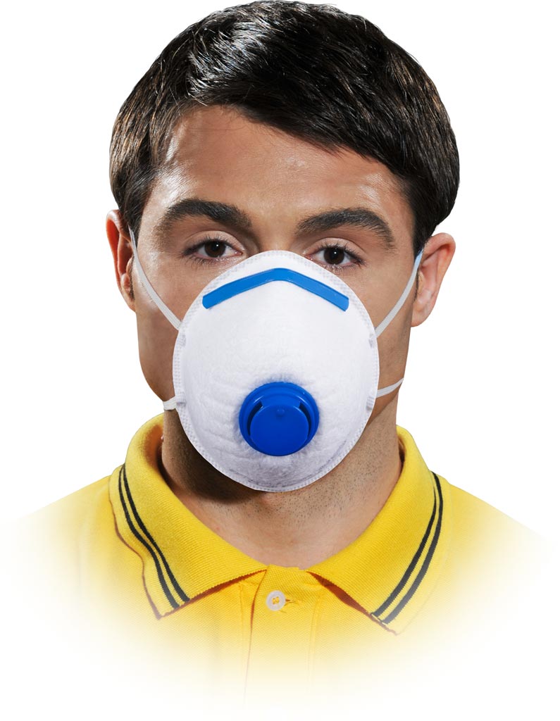 Semimască filtrantă MAS-F-FFP2V-ZF NR D uni