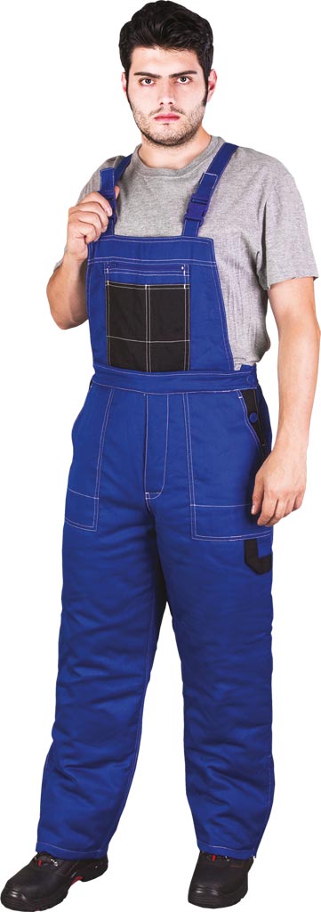 Pantaloni de protecție cu pieptar căptușiți - imagine 4