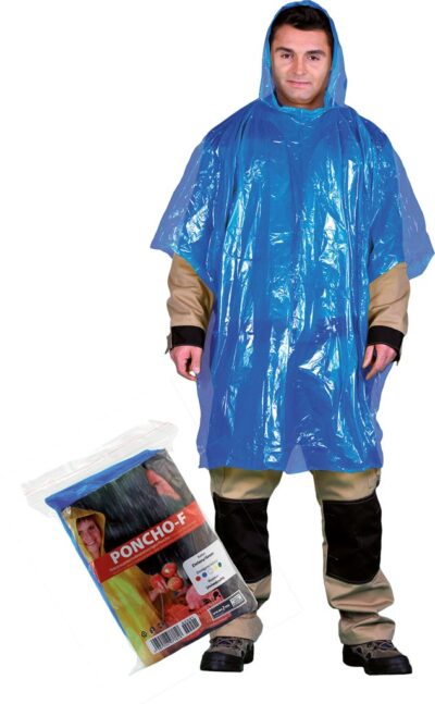Poncho de protecție impermeabil uni - imagine 2