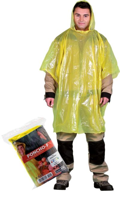 Poncho de protecție impermeabil uni - imagine 4
