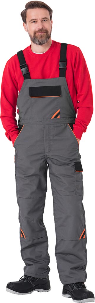 Pantaloni de protecție cu salopetă izolată