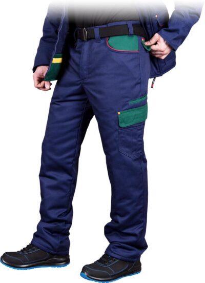 Pantaloni de protecție căptușiți până în talie L - imagine 3