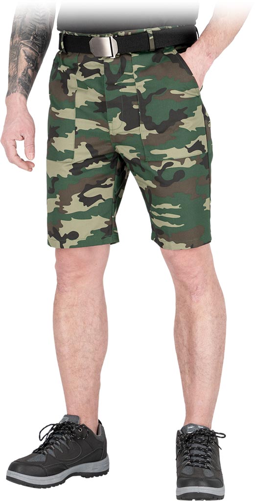 Pantaloni de protecție scurți până la talie - imagine 2