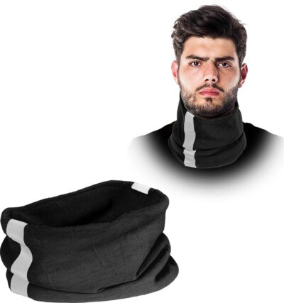 Fular tubular călduros uni